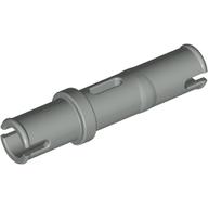 Деталь LEGO Technic Pin Long without Friction Ridges - Single Slot, Светло-серый