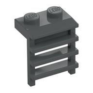 Деталь LEGO Plate Special 1 x 2 with Ladder, Красно-коричневый