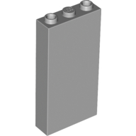 Деталь LEGO Brick 1 x 3 x 5 with Side Supports, Светлый сине-серый