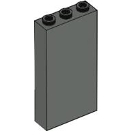 Деталь LEGO Brick 1 x 3 x 5 with Side Supports, Темно-серый