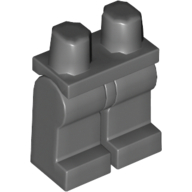 Деталь LEGO Hips and Dark Bluish Gray Legs, Темный сине-серый