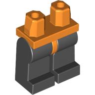 Деталь LEGO Hips and Yellow Legs, Оранжевый