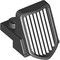 Деталь LEGO Grille 1 x 2 x 2 2/3 Sloping with Chrome Outline Print, Черный