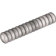 Деталь LEGO Hose, Ribbed 7mm D. 5L, Жемчужный светло-серый