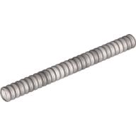 Деталь LEGO Hose, Ribbed 7mm D. 10L, Жемчужный светло-серый