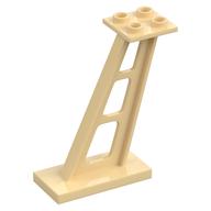 Деталь LEGO Support 2 x 4 x 5 Stanchion Inclined [5mm wide posts], Песочный