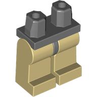 Деталь LEGO Hips and Tan Legs, Темный сине-серый
