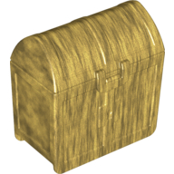 Деталь LEGO TREASURE CHEST 2X4X3, Жемчужно-золотой