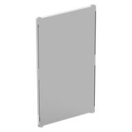 Деталь LEGO Glass for Window 1 x 4 x 6 with Asian Gold/Red Decoration print, Прозрачный бесцветный