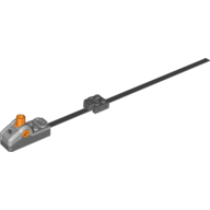 Деталь LEGO Electric Power Functions Pole Reverser / Polarity Switch with Black Lead, Светлый сине-серый
