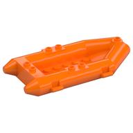 Деталь LEGO Boat / Rubber Raft / Dinghy 6 x 10, Оранжевый