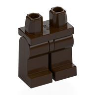 Деталь LEGO Hips and Blue Legs, Темно-коричневый