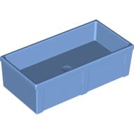 Деталь LEGO Duplo Container Box 2 x 4 (Horse Trough New Style), Средне-голубой