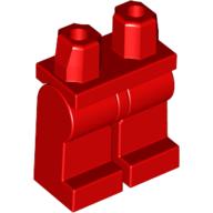 Деталь LEGO Hips and Red Legs, Красный