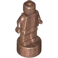 Деталь LEGO Minifig Trophy Statuette, Медный металлик