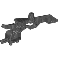Деталь LEGO Hero Factory Weapon - Half Claw, Жемчужный титановый