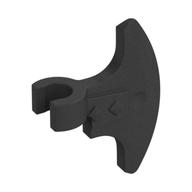 Деталь LEGO Minifig Axe Head, Clip-on (Viking) [Thick Clip], Жемчужный титановый