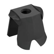 Деталь LEGO Minifig Breastplate with Leg Protection, Жемчужный титановый