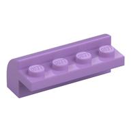Деталь LEGO Кирпичик 2 x 4 x 1 1/3, с изогнутым верхом, Средне-лавандовый