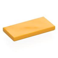 Деталь LEGO Tile 2 x 4 with Monkie Kid Head, Gold '5', Decorations print, Ярко-светло-оранжевый