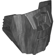 Деталь LEGO Hero Factory Shoulder / Knee Armor, Жемчужный титановый