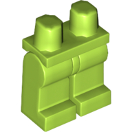 Деталь LEGO Hips and Lime Legs, Лайм