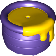 Duplo Utensil Honey Pot with Base