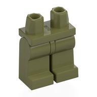 Деталь LEGO Hips and Olive Green Legs, Оливковый