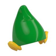 Деталь LEGO Minifig Hat - Elf Ears with Bright Green Hat Print, Желтый