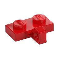 Деталь LEGO Hinge Plate 1 x 2 Locking with 1 Finger on Side, without Groove, Красный