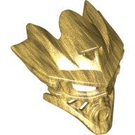 Деталь LEGO Bionicle Mask, Kanohi Kaukau (Mask of Water), Прозрачный темно-синий