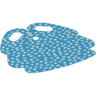 Набор LEGO Skirt Cloth, Friends with Iridescent Dots (Sequins) Pattern, Dark Azure