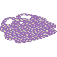 Набор LEGO Skirt Cloth, Friends with Iridescent Dots (Sequins) Pattern, Medium Lavender