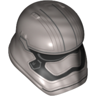 Набор LEGO Minifig Helmet SW Stormtrooper Ep. 7 Capitan Phasma Print, Flat Silver