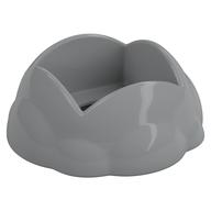 Деталь LEGO Duplo Round Rock / Bush / Space Crater 4 x 4 x 1.5 with 2 x 2 Hole, Светлый сине-серый