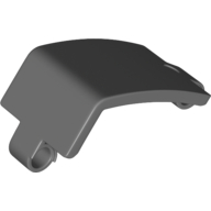 Деталь LEGO Technic Panel Curved and Bent 6 x 3, Темный сине-серый