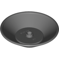 Деталь LEGO Dish 5 x 5 Scala, Темный сине-серый