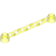 Деталь LEGO Chain 5 links, Прозрачный неоново-зеленый