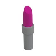 Деталь LEGO Friends Accessories Lipstick with Light Bluish Gray Handle, Пурпурный