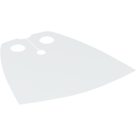 Деталь LEGO Minifig Cape Cloth, Standard - Spongy Stretchable Fabric, Белый