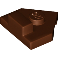 Набор LEGO PLATE 2X2, W/ DESIGN, Красно-коричневый