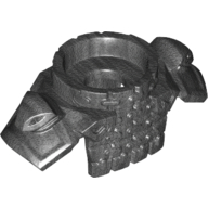 Деталь LEGO ARMOUR, NO.18, Жемчужный титановый
