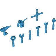 Деталь LEGO Minifig Tools, Темно-лазурный