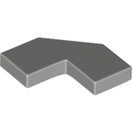 Деталь LEGO Tile, Modified 2 x 2 Corner with Cut Corner - Facet, Светлый сине-серый