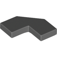 Деталь LEGO Tile, Modified 2 x 2 Corner with Cut Corner - Facet, Темный сине-серый