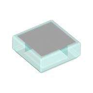 Деталь LEGO FLAT TILE 1X1 NO.162, Прозрачный светло-голубой