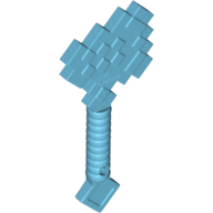 Набор LEGO Minifig Axe Blocky (Minecraft Axe), Medium Azure