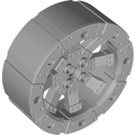 Набор LEGO Wheel Wagon Viking with 12 Holes [7 Studs Diameter], Светлый сине-серый