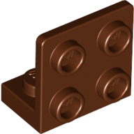 Набор LEGO Bracket 1 x 2 - 2 x 2 Inverted, Красно-коричневый