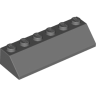 Набор LEGO ROOF TILE 2X6 45 DEG., Темный сине-серый